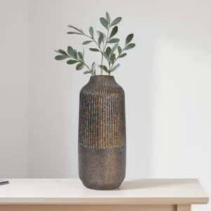 แจกันพลาสติกวินเทจทรงกระบอก